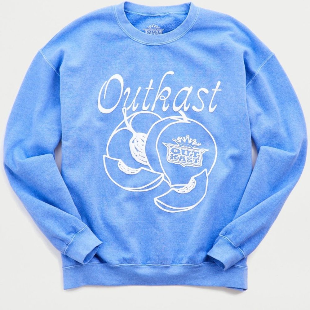 OutKast South Got Something To Say Puff Print Crew Neck Sweatshirt